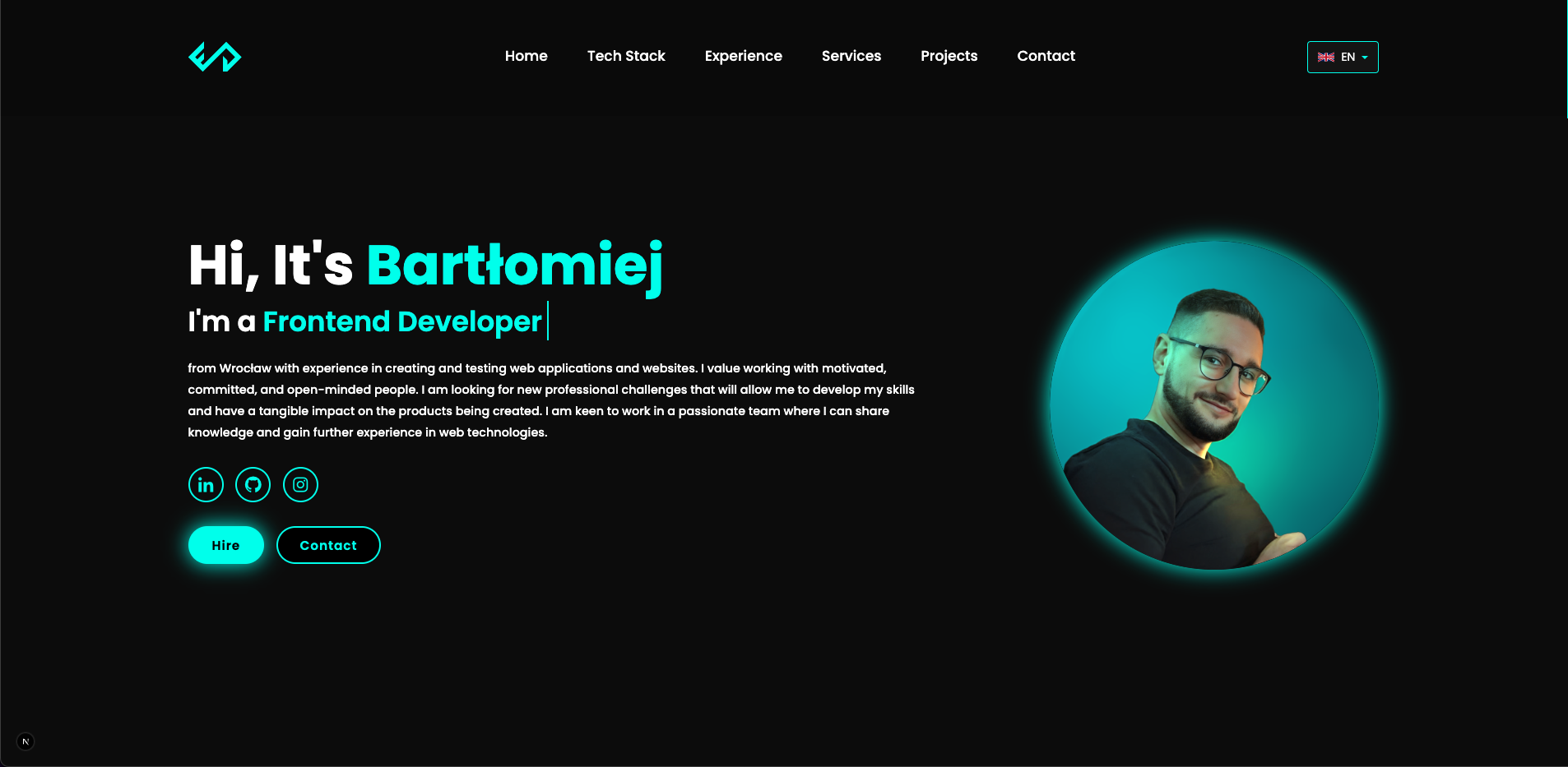 bartlomiejtuchowski.pl - Project image